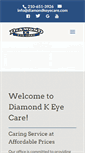Mobile Screenshot of diamondkeyecare.com
